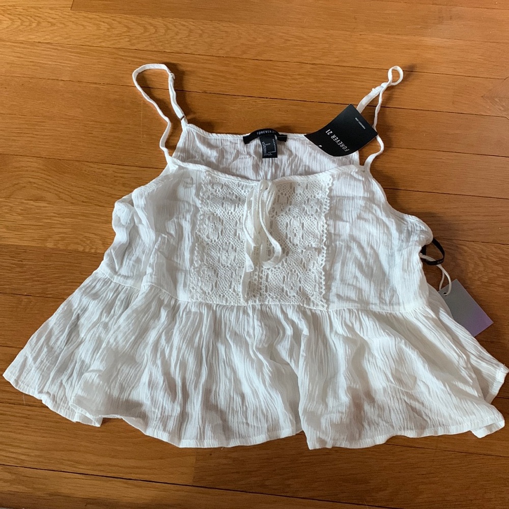 White tank top